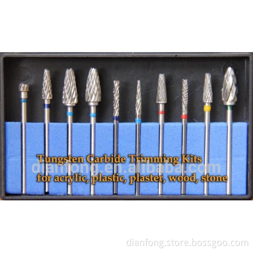ZT102 popular HP tungsten carbide cutter KIT Dianfong dental products tungsten carbide burs kit